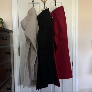 3 pairs The Limited Crop Work Pants Drew Fit Size 0